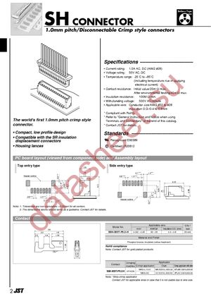 BM02B-SRSS-TB(LF)(SN) datasheet  